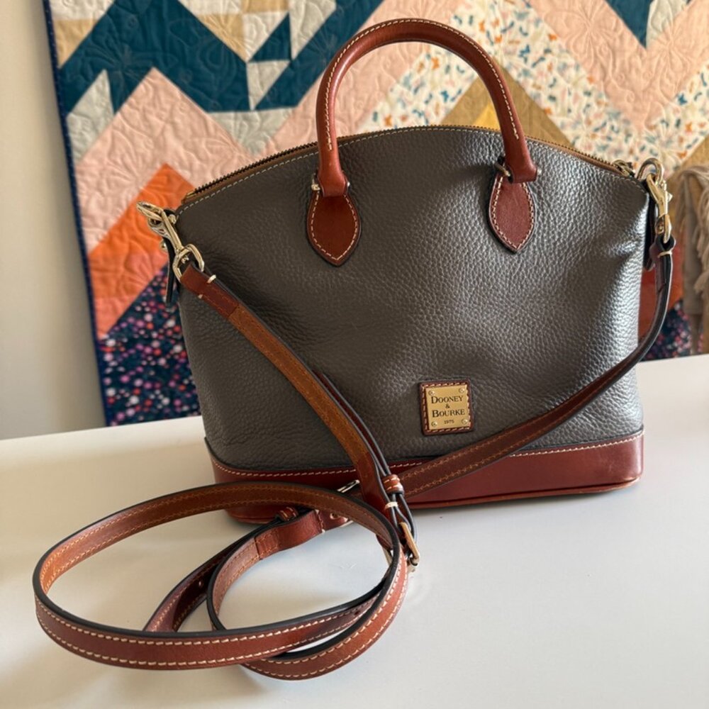 Dooney & Bourke Pebble Grain Satchel - Picture 9 of 10